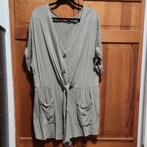 SHEIN Olive Green Romper